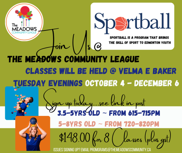 Sportball Fall 2022 Schedule The Meadows Community League